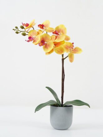 Artificial Flower 30*30*49cm Orchid *7 in PP pot GS-30622030 Potted Flowers&Plants 3,000+ sqm showroom with thousands of artificial flowers, plants & trees ready for global sourcing.