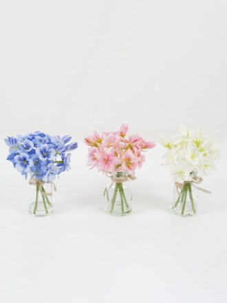 Artificial Flower 17*17*19cm Narcissus flower in glass GS-16822053 Potted Flowers&Plants 3,000+ sqm showroom with thousands of artificial flowers, plants & trees ready for global sourcing.