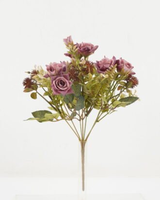 Artificial Flower 20*20*31cm Rose*7 bush GS-36622041-Z1 Flowers Bush YeahFlower is one of Chinese leading OEM manufacturers and exporters , supplying the silk flowers, wholesale artificial trees