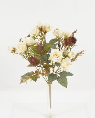 Artificial Flower 20*20*31cm Rose*7 bush GS-36622041-Z1 Flowers Bush YeahFlower is one of Chinese leading OEM manufacturers and exporters , supplying the silk flowers, wholesale artificial trees