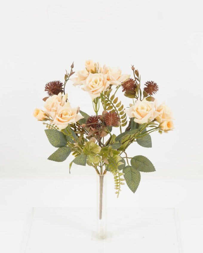 Artificial Flower 20*20*31cm Rose*7 bush GS-36622041 Flowers Bush YeahFlower is one of Chinese leading OEM manufacturers and exporters , supplying the silk flowers, wholesale artificial trees