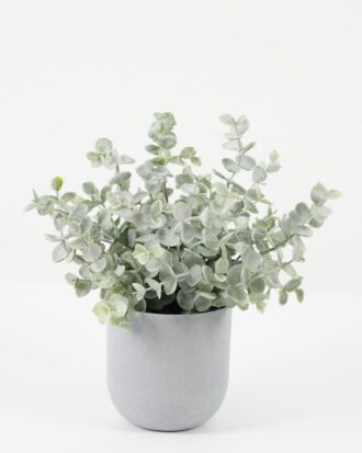 Artificial Plant 23*23*25cm Eucalyptus *14 in PP pot GS-30622031 Potted Flowers&Plants YeahFlower is one of Chinese leading OEM manufacturers and exporters , supplying the silk flowers, wholesale artificial trees