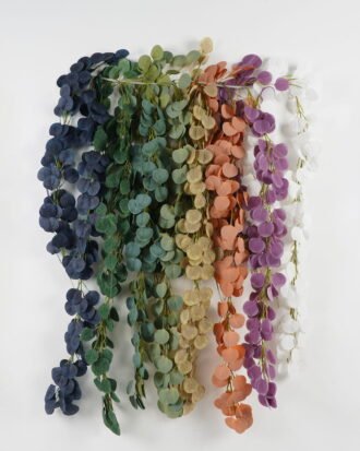 Artificial Plant 18*18*200cm Eucalyptus garland GS-67622008 Banners&Garlands YeahFlower is one of Chinese leading OEM manufacturers and exporters , supplying the silk flowers, wholesale artificial trees