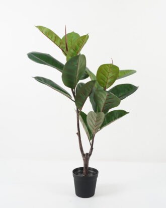 Artificial Tree 67*67*90cm Rubber trees*2 in PP pot GS-30422024 Tree&Plant YeahFlower is one of Chinese leading OEM manufacturers and exporters , supplying the silk flowers, wholesale artificial trees