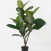 Artificial Tree 70*70*116cm Rubber trees*3 in PP pot GS-30422026 Tree&Plant YeahFlower is one of Chinese leading OEM manufacturers and exporters , supplying the silk flowers, wholesale artificial trees