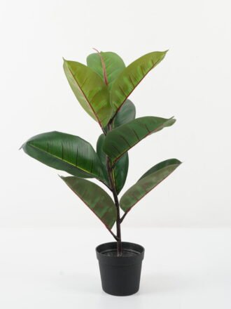 Artificial Tree 67*67*90cm Rubber trees*2 in PP pot GS-30422024 Tree&Plant 3,000+ sqm showroom with thousands of artificial flowers, plants & trees ready for global sourcing.
