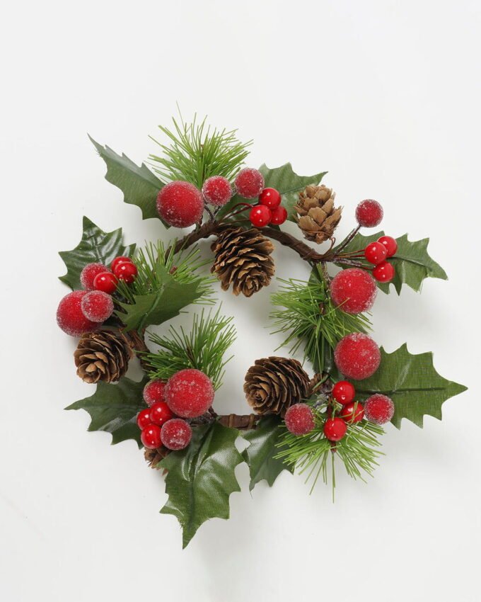 Artificial Flower 18 18 6CN Eucalyptus pip berry branch GS-66222048_3 Artificial Flower 18*18*6CN Eucalyptus & pip berry branch GS-66222048 Christmas Item YeahFlower is one of Chinese leading OEM manufacturers and exporters , supplying the silk flowers, wholesale artificial trees