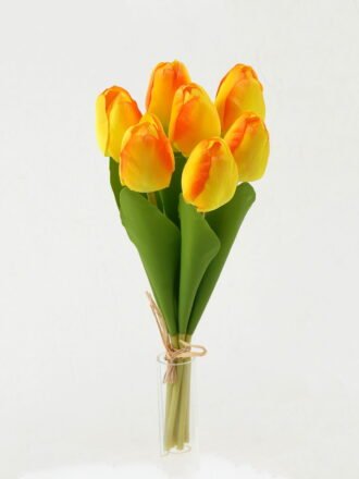 Artificial Flower 33cm Tulip *7 bouquet GS-128J22001 Bouquet 3,000+ sqm showroom with thousands of artificial flowers, plants & trees ready for global sourcing.