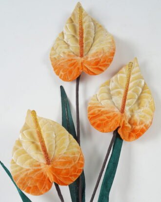 Artificial Flower 28*28*111cm Anthurium *3 single stem GS-33522003-O1 Single Flowers YeahFlower is one of Chinese leading OEM manufacturers and exporters , supplying the silk flowers, wholesale artificial trees