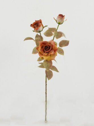 Artificial Flower 25*25*70cm Autumn rose *3 single stem GS-15422058 Single Flowers 3,000+ sqm showroom with thousands of artificial flowers, plants & trees ready for global sourcing.