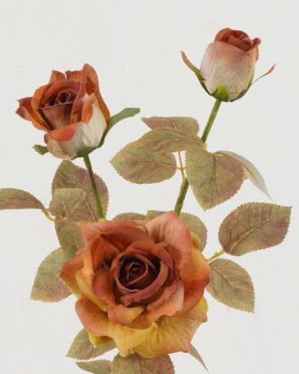 Artificial Flower 25*25*70cm Autumn rose *3 single stem GS-15422058-O1 Single Flowers YeahFlower is one of Chinese leading OEM manufacturers and exporters , supplying the silk flowers, wholesale artificial trees