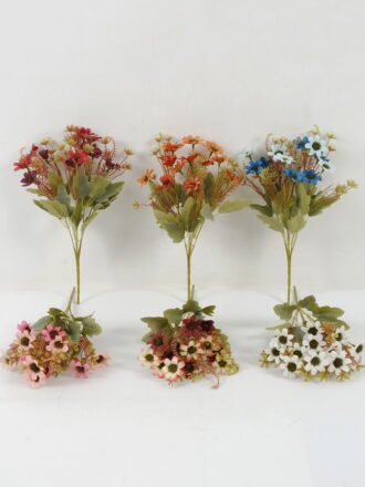 Artificial Flower 18*18*30cm Chrysanthemum *6 bush GS-64122009-P1 Flowers Bush 3,000+ sqm showroom with thousands of artificial flowers, plants & trees ready for global sourcing.