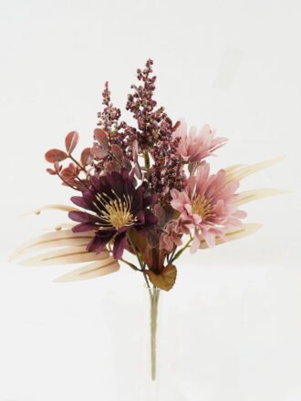 Artificial Flower 20*20*35cm Chrysanthemum single stem GS-52822003 Flowers Bush 3,000+ sqm showroom with thousands of artificial flowers, plants & trees ready for global sourcing.