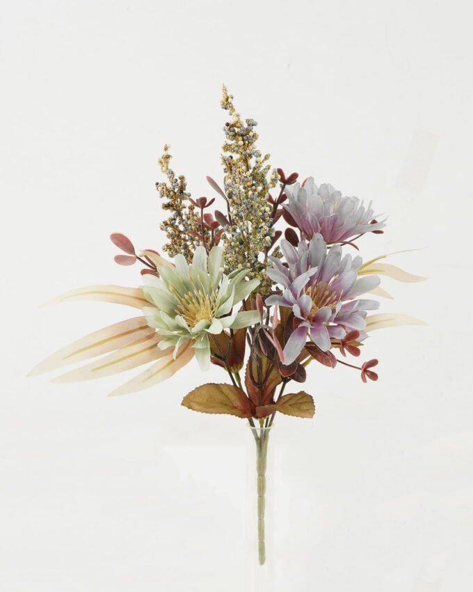 Artificial Flower 20*20*33cm Chrysanthemum bush GS-52822002 Flowers Bush YeahFlower is one of Chinese leading OEM manufacturers and exporters , supplying the silk flowers, wholesale artificial trees