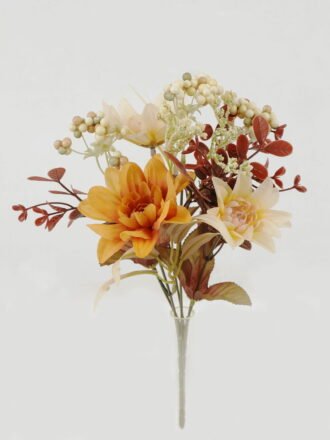 Artificial Flower 20*20*30cm Dahlia *6 bush GS-52822001 Flowers Bush 3,000+ sqm showroom with thousands of artificial flowers, plants & trees ready for global sourcing.