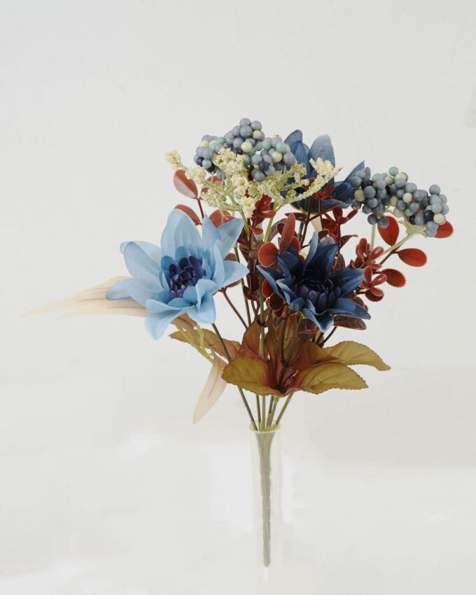 Artificial Flower 20*20*30cm Dahlia *6 bush GS-52822001 Flowers Bush YeahFlower is one of Chinese leading OEM manufacturers and exporters , supplying the silk flowers, wholesale artificial trees