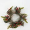 Artificial Flower 25*25*8CM Eucalyptus & pip berry branch GS-66222045 Christmas Item YeahFlower is one of Chinese leading OEM manufacturers and exporters , supplying the silk flowers, wholesale artificial trees
