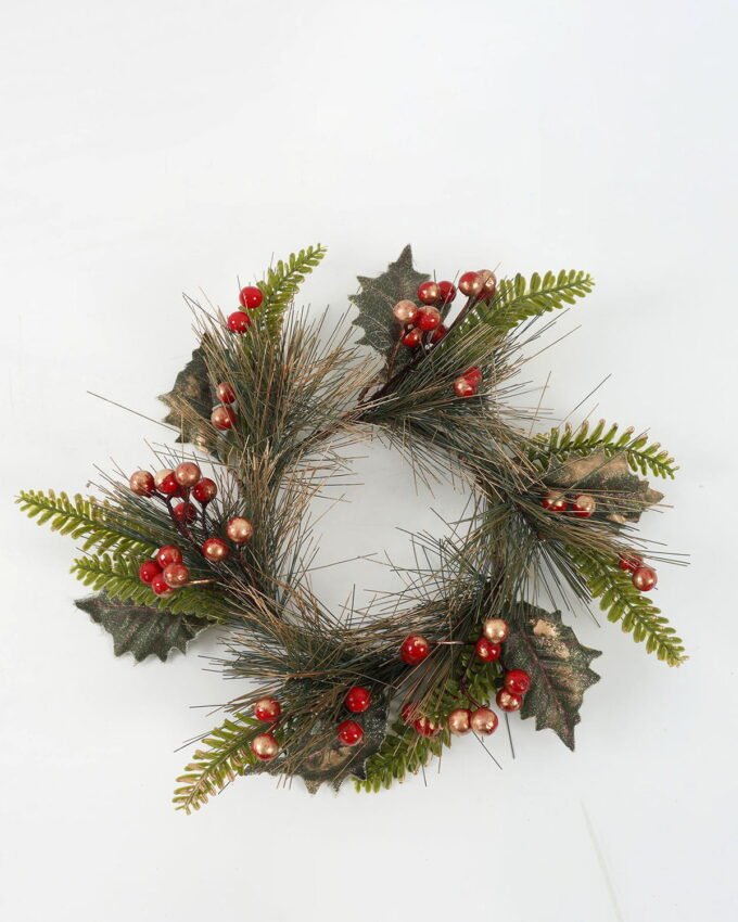 Artificial Flower 25*25*8CM Eucalyptus & pip berry branch GS-66222045 Christmas Item YeahFlower is one of Chinese leading OEM manufacturers and exporters , supplying the silk flowers, wholesale artificial trees