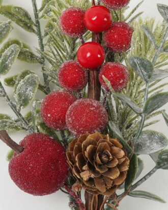 Artificial Flower 10*8*25CM Eucalyptus & pip berry branch GS-66222046 Christmas Item YeahFlower is one of Chinese leading OEM manufacturers and exporters , supplying the silk flowers, wholesale artificial trees