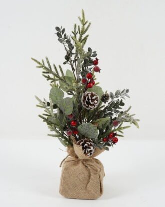 Artificial Flower 20*18*48CM Eucalyptus & pip berry bundle GS-66222043 Christmas Item YeahFlower is one of Chinese leading OEM manufacturers and exporters , supplying the silk flowers, wholesale artificial trees