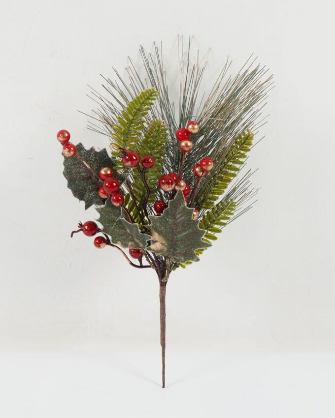 Artificial Flower 20*8*30CM Eucalyptus & pip berry bundle GS-66222044 Christmas Item YeahFlower is one of Chinese leading OEM manufacturers and exporters , supplying the silk flowers, wholesale artificial trees