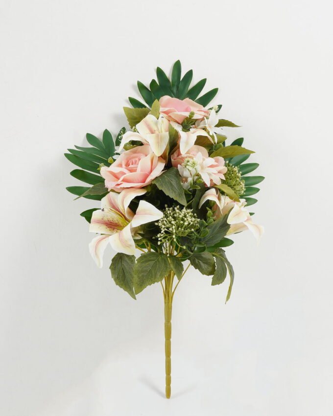 Artificial Flower 40*40*49 CM Fan-shaped Chinese rose bush*12 GS-67922005-P2 Flowers Bush YeahFlower is one of Chinese leading OEM manufacturers and exporters , supplying the silk flowers, wholesale artificial trees