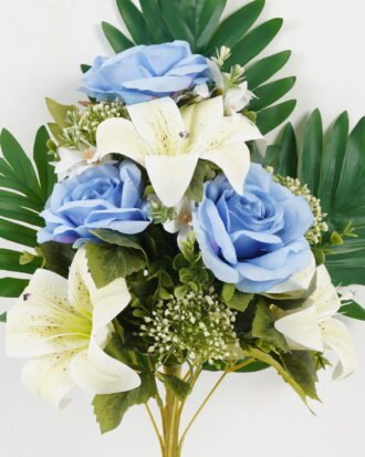 Artificial Flower 40*40*49 CM Fan-shaped Chinese rose bush*12 GS-67922005 Flowers Bush YeahFlower is one of Chinese leading OEM manufacturers and exporters , supplying the silk flowers, wholesale artificial trees