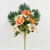 Artificial Flower Fan-shaped Chinese rose bush 12 GS-67922005_4 Artificial Flower 40*40*49 CM Fan-shaped Chinese rose bush*12 GS-67922005 Flowers Bush YeahFlower is one of Chinese leading OEM manufacturers and exporters , supplying the silk flowers, wholesale artificial trees