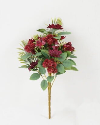 Artificial Flower 30*30*45CM Fan-shaped  Daisy bush*12 GS-67922020-R1 Flowers Bush YeahFlower is one of Chinese leading OEM manufacturers and exporters , supplying the silk flowers, wholesale artificial trees