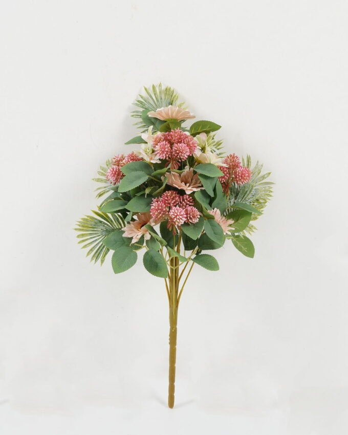 Artificial Flower 30*30*45CM Fan-shaped  Daisy bush*12 GS-67922020-R1 Flowers Bush YeahFlower is one of Chinese leading OEM manufacturers and exporters , supplying the silk flowers, wholesale artificial trees