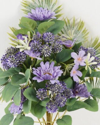 Artificial Flower 30*30*45CM Fan-shaped  Daisy bush*12 GS-67922020-Z1 Flowers Bush YeahFlower is one of Chinese leading OEM manufacturers and exporters , supplying the silk flowers, wholesale artificial trees