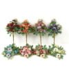 Artificial Flower 30*30*45CM Fan-shaped  Daisy bush*12 GS-67922020 Flowers Bush YeahFlower is one of Chinese leading OEM manufacturers and exporters , supplying the silk flowers, wholesale artificial trees