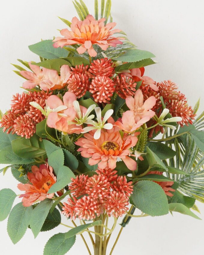 Artificial Flower 30*30*45CM Fan-shaped  Daisy bush*12 GS-67922020 Flowers Bush YeahFlower is one of Chinese leading OEM manufacturers and exporters , supplying the silk flowers, wholesale artificial trees