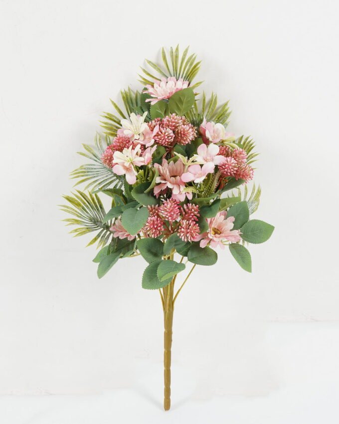 Artificial Flower 30*30*45CM Fan-shaped  Daisy bush*12 GS-67922020 Flowers Bush YeahFlower is one of Chinese leading OEM manufacturers and exporters , supplying the silk flowers, wholesale artificial trees