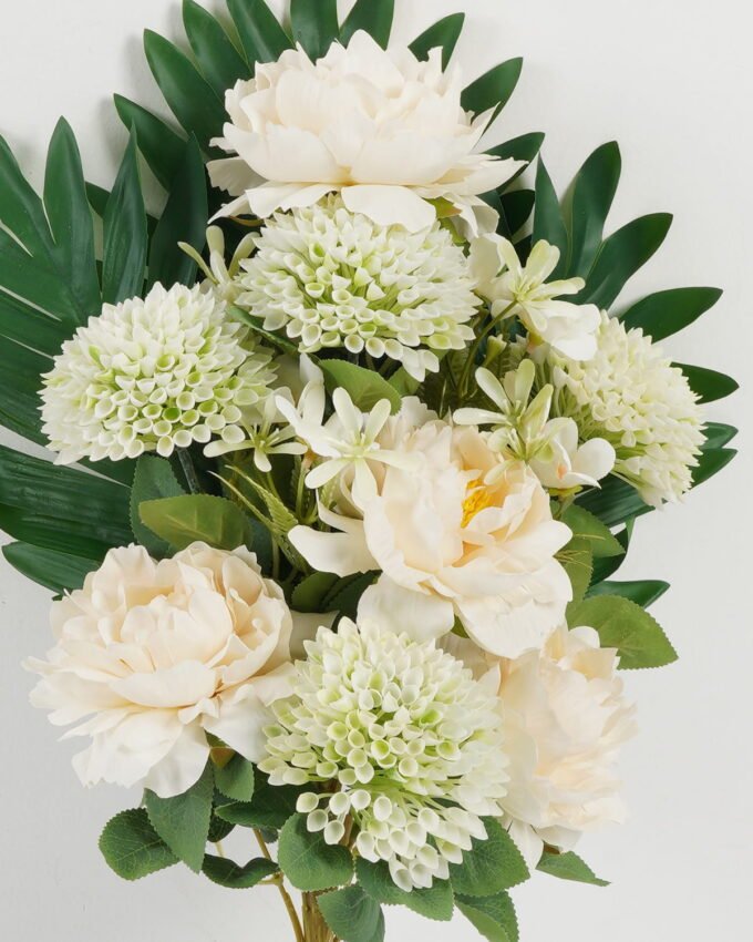 Artificial Flower 33*33*47 CM Fan-shaped Peonybush *12 GS-67922006-W1 Flowers Bush YeahFlower is one of Chinese leading OEM manufacturers and exporters , supplying the silk flowers, wholesale artificial trees