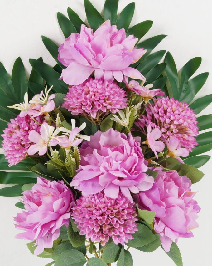 Artificial Flower 33*33*47 CM Fan-shaped Peonybush *12 GS-67922006-Z2 Flowers Bush YeahFlower is one of Chinese leading OEM manufacturers and exporters , supplying the silk flowers, wholesale artificial trees