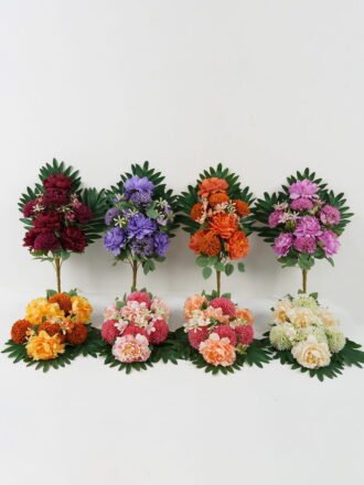 Artificial Flower 33*33*47 CM Fan-shaped Peonybush *12 GS-67922006-W1 Flowers Bush 3,000+ sqm showroom with thousands of artificial flowers, plants & trees ready for global sourcing.