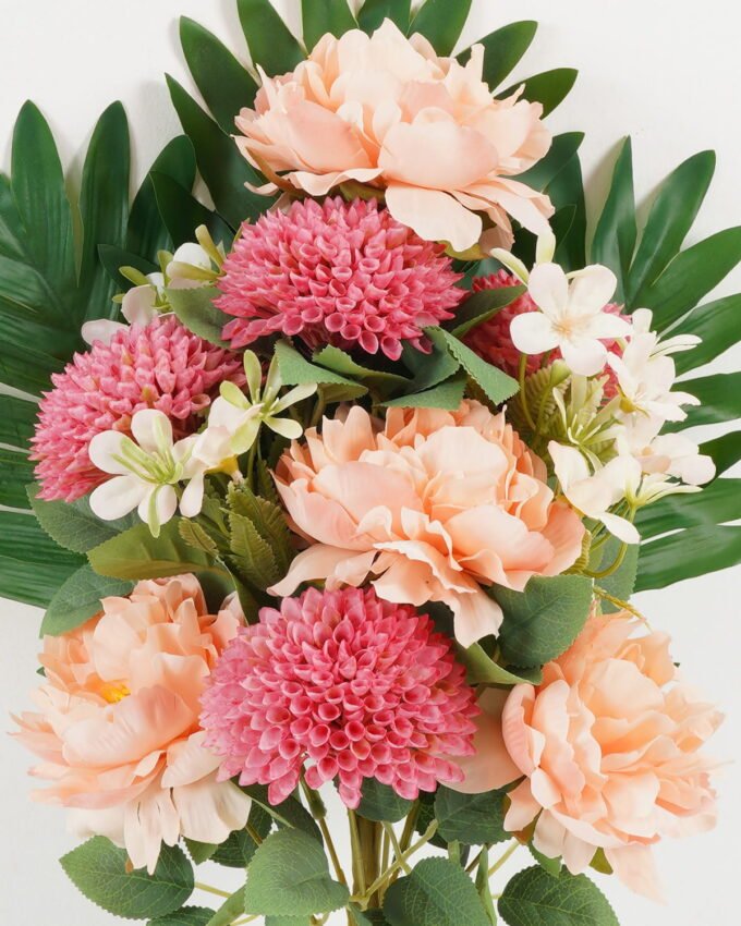 Artificial Flower 33*33*47 CM Fan-shaped Peonybush *12 GS-67922006 Flowers Bush YeahFlower is one of Chinese leading OEM manufacturers and exporters , supplying the silk flowers, wholesale artificial trees