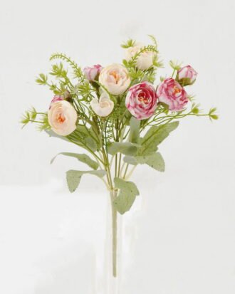 Artificial Flower 18*18*29cm Floral Tea Bud *5 bush GS-64122006-R2 Flowers Bush YeahFlower is one of Chinese leading OEM manufacturers and exporters , supplying the silk flowers, wholesale artificial trees