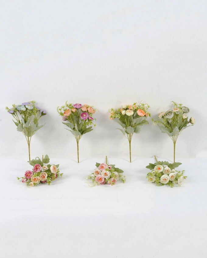 Artificial Flower 18*18*29cm Floral Tea Bud *5 bush GS-64122006 Flowers Bush YeahFlower is one of Chinese leading OEM manufacturers and exporters , supplying the silk flowers, wholesale artificial trees
