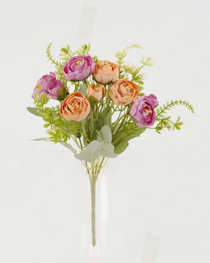 Artificial Flower 18*18*29cm Floral Tea Bud *5 bush GS-64122006 Flowers Bush YeahFlower is one of Chinese leading OEM manufacturers and exporters , supplying the silk flowers, wholesale artificial trees