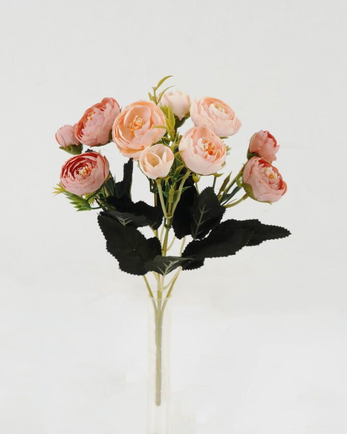 Artificial Flower 18*18*27cm Floral Tea Bud *5 bush GS-64122008 Flowers Bush YeahFlower is one of Chinese leading OEM manufacturers and exporters , supplying the silk flowers, wholesale artificial trees