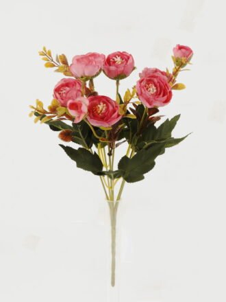 Artificial Flower 20*20*30cm Rose *21 bush GS-64122011 Flowers Bush 3,000+ sqm showroom with thousands of artificial flowers, plants & trees ready for global sourcing.