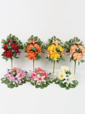Artificial Flower  GS-67922002 Flowers Bush 3,000+ sqm showroom with thousands of artificial flowers, plants & trees ready for global sourcing.
