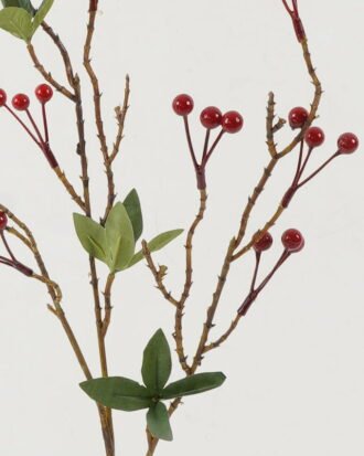 Artificial Flower 20*20*65cm Ilex pur-purea single stem GS-33522008 Single Flowers YeahFlower is one of Chinese leading OEM manufacturers and exporters , supplying the silk flowers, wholesale artificial trees