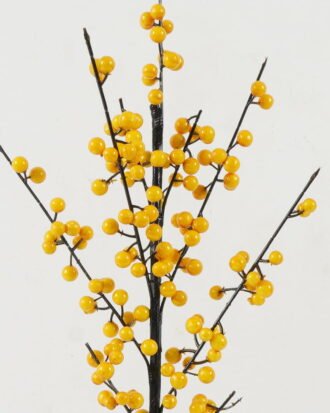 Artificial Flower 11*11*88cm Ilex pur-purea single stem GS-33522010 Single Flowers YeahFlower is one of Chinese leading OEM manufacturers and exporters , supplying the silk flowers, wholesale artificial trees