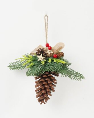 Artificial Flower 18*18*18CM Large pinecone ornament GS-66222065 Christmas Item YeahFlower is one of Chinese leading OEM manufacturers and exporters , supplying the silk flowers, wholesale artificial trees