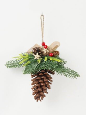Artificial Flower 15*15*18CM Large pinecone ornament GS-66222064 Christmas Item 3,000+ sqm showroom with thousands of artificial flowers, plants & trees ready for global sourcing.