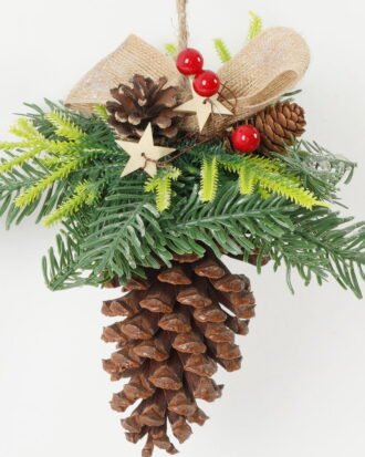 Artificial Flower 18*18*18CM Large pinecone ornament GS-66222065 Christmas Item YeahFlower is one of Chinese leading OEM manufacturers and exporters , supplying the silk flowers, wholesale artificial trees