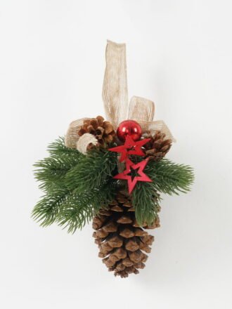 Artificial Flower 18*18*18CM Large pinecone ornament GS-66222065 Christmas Item 3,000+ sqm showroom with thousands of artificial flowers, plants & trees ready for global sourcing.